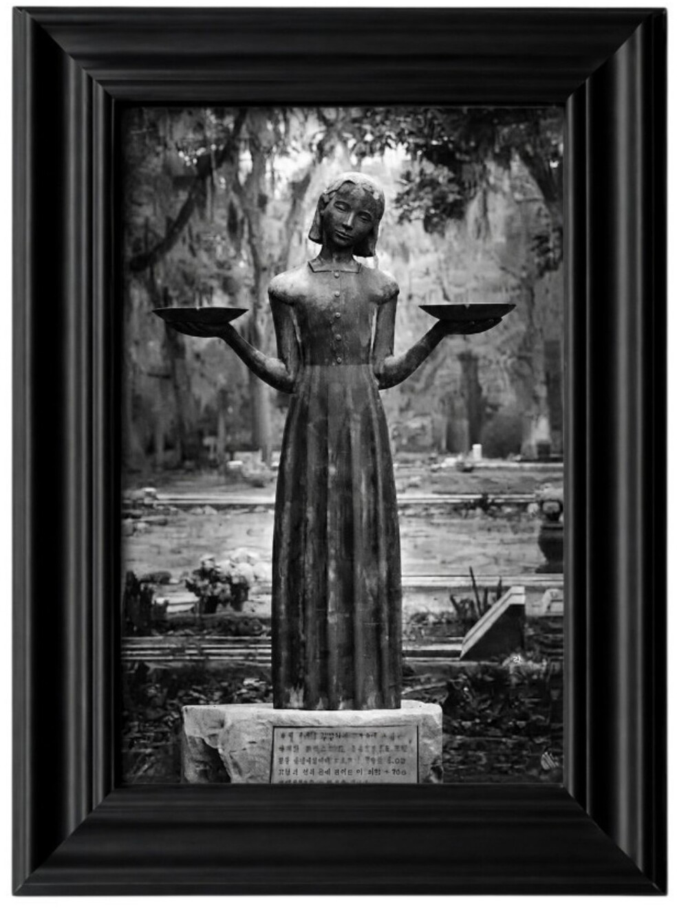 Bird Girl from Midnight in the Garden of Good and Evil (Savannah, GA) Framed Art